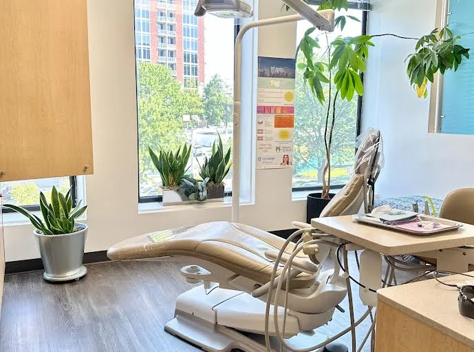 Modern treatment room at Atlanta Dentistry by Design